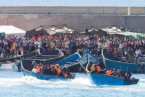 Llegan, a través de la ruta marítima atlántica, 4.783 migrantes menos que en 2021