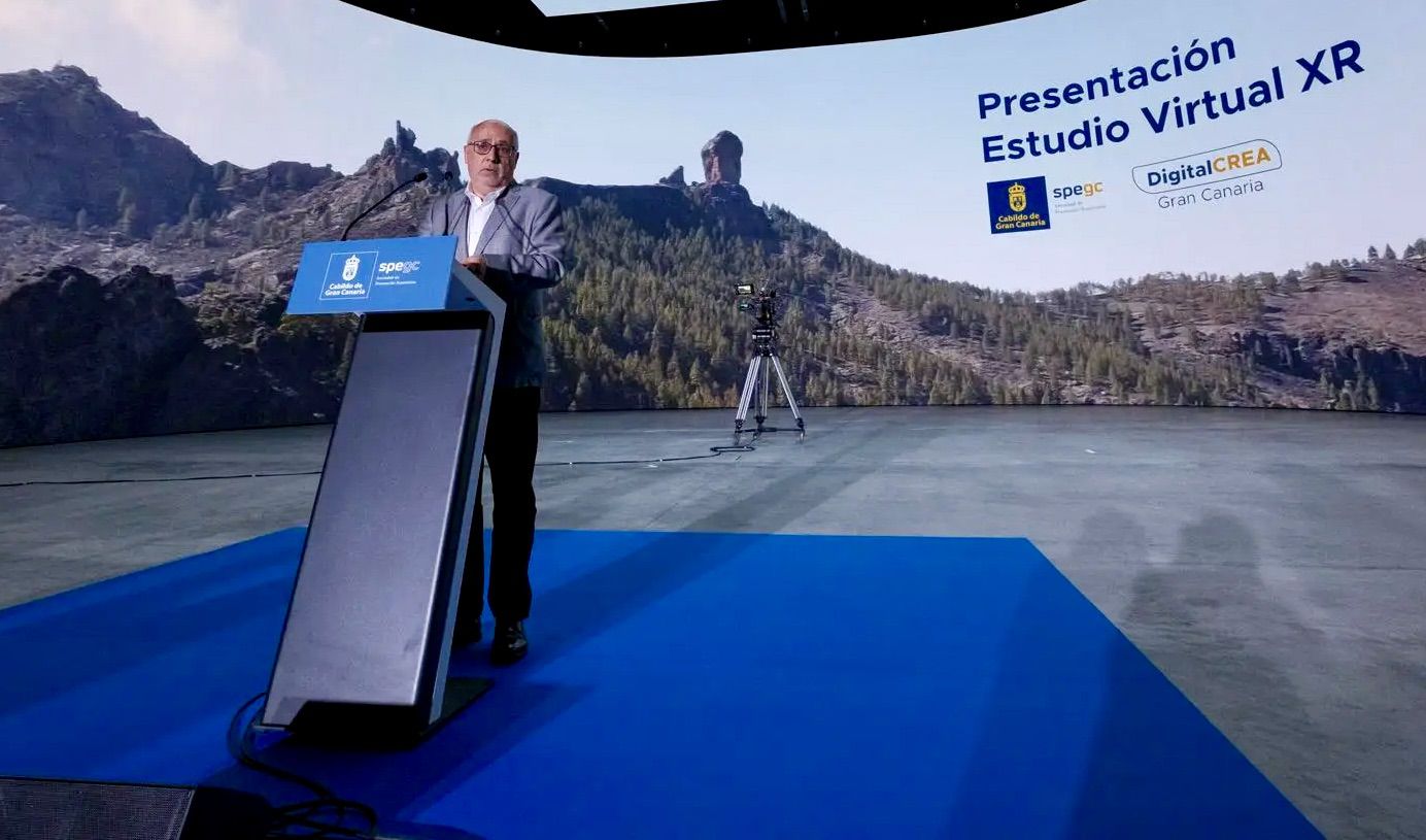 Gran Canaria estrena el estudio virtual fijo más grande y avanzado de España