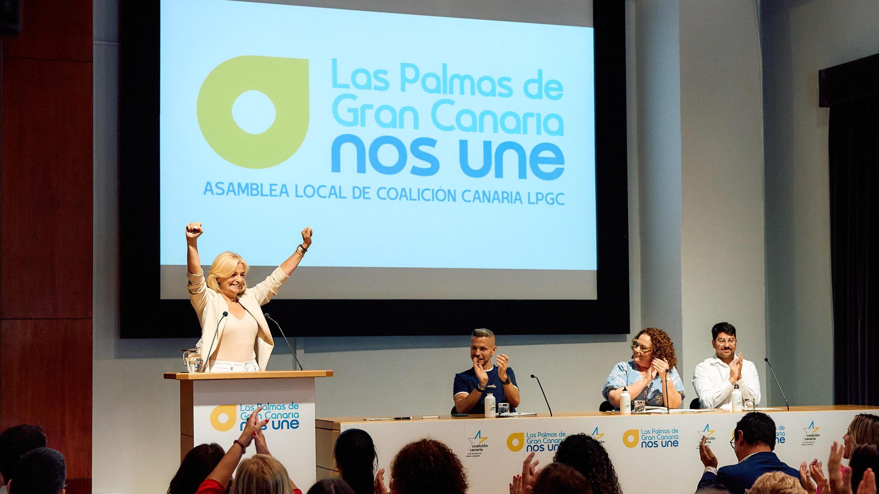 Esther Monzón asume la Secretaría General de CC Las Palmas de Gran Canaria con el 98,2% de los votos