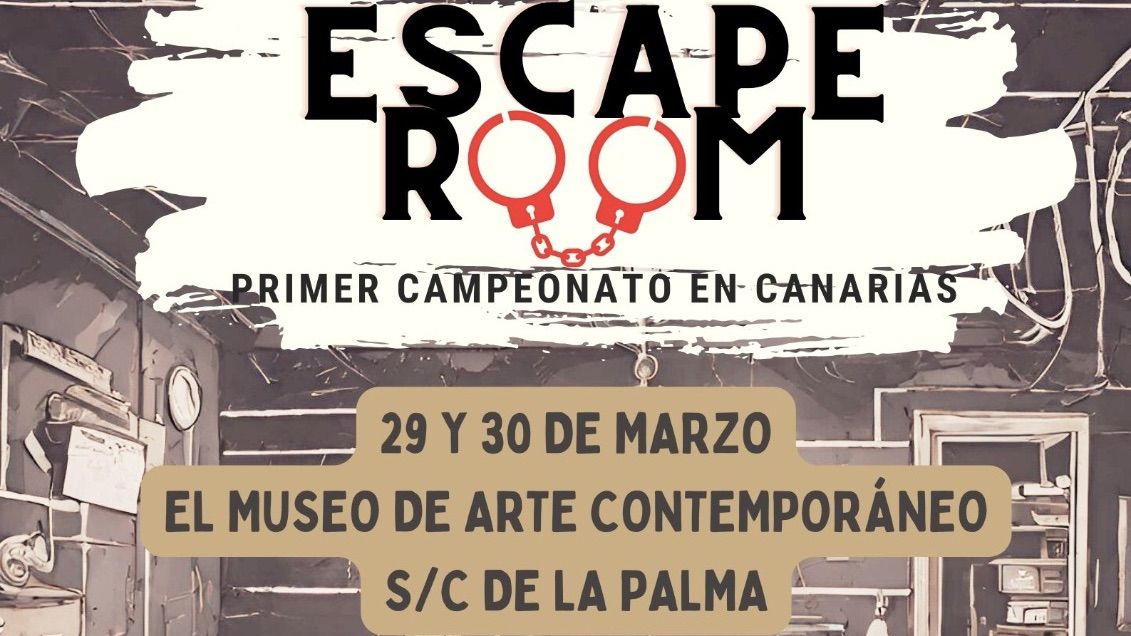 El primer Campeonato de Canarias de 'Escape Room' se organiza en Santa Cruz de La Palma