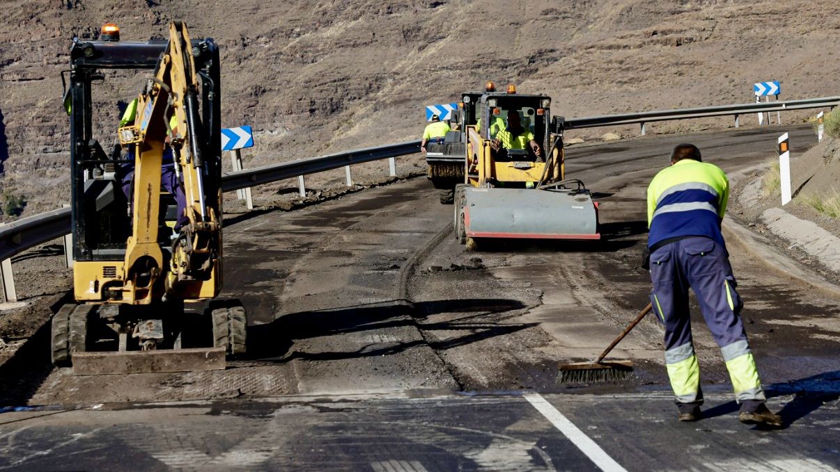 Las carreteras del centro y norte de Gran Canaria contarán con un nuevo servicio de consevación