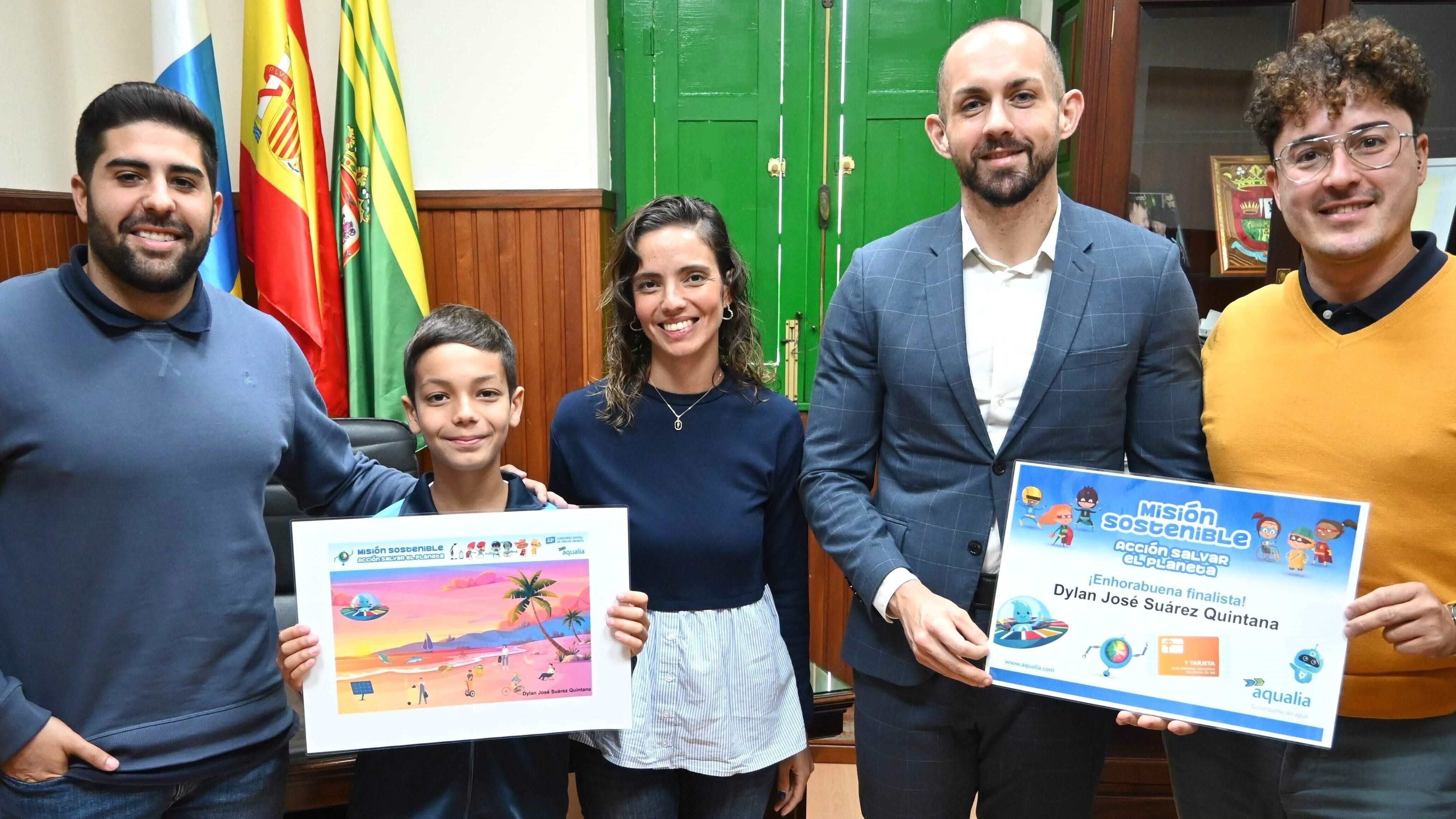 Un estudiante de Gáldar, premiado en el Concurso Digital de Aqualia para cuidar del agua y la biodiversidad