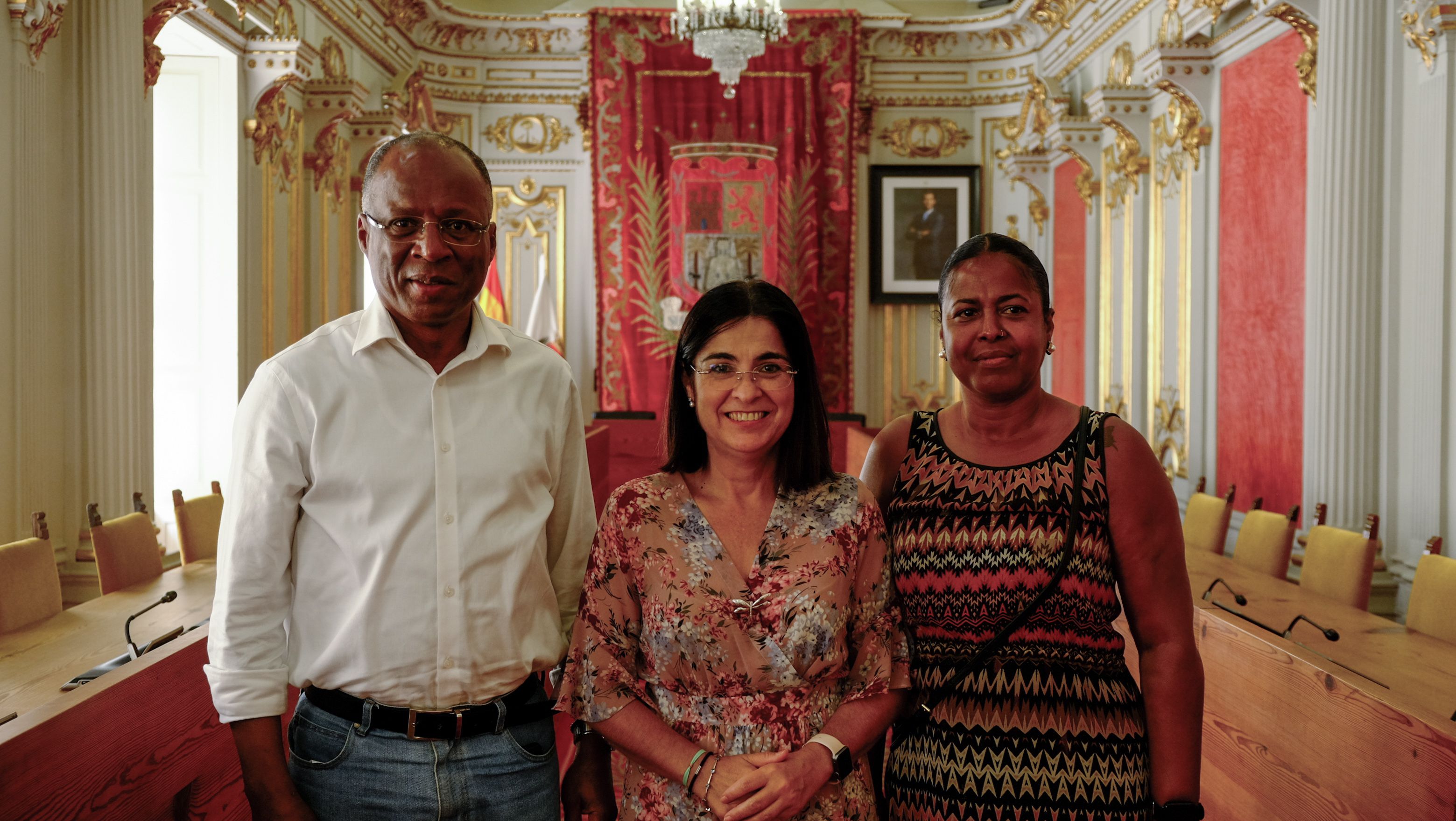 La alcaldesa recibe al primer ministro de Cabo Verde 