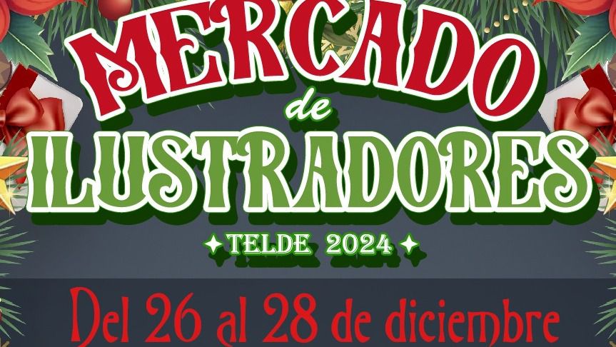 La ciudad de Telde celebra el primer mercado de ilustradores