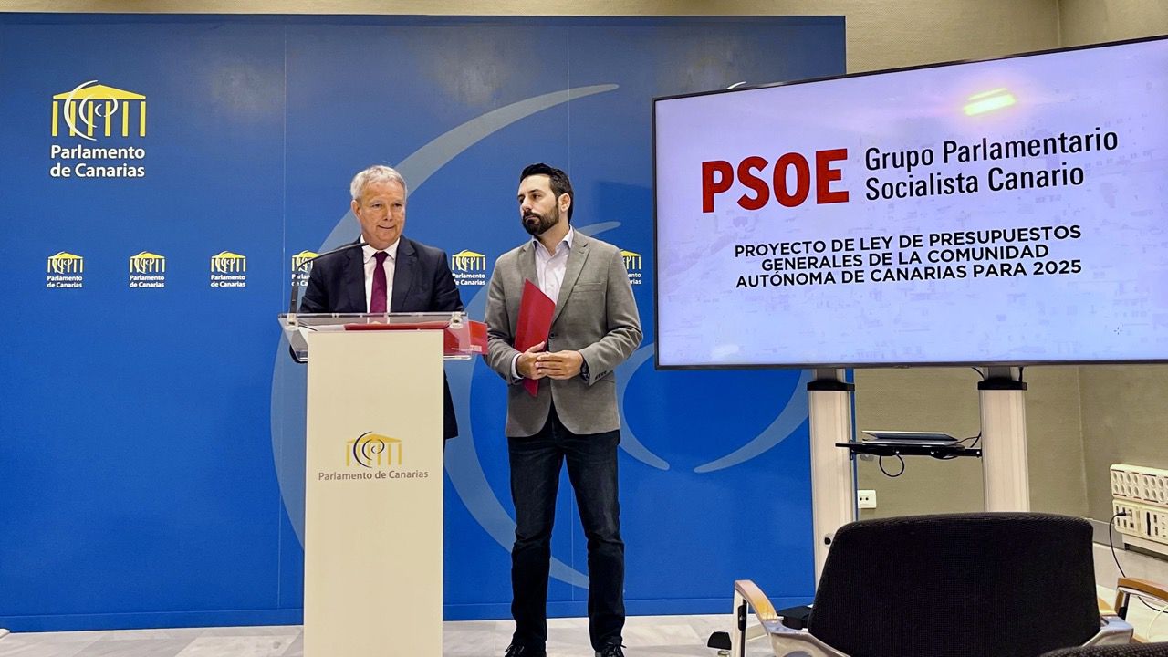 El PSOE presentará una enmienda a la totalidad de los Presupuestos de Canarias de 2025