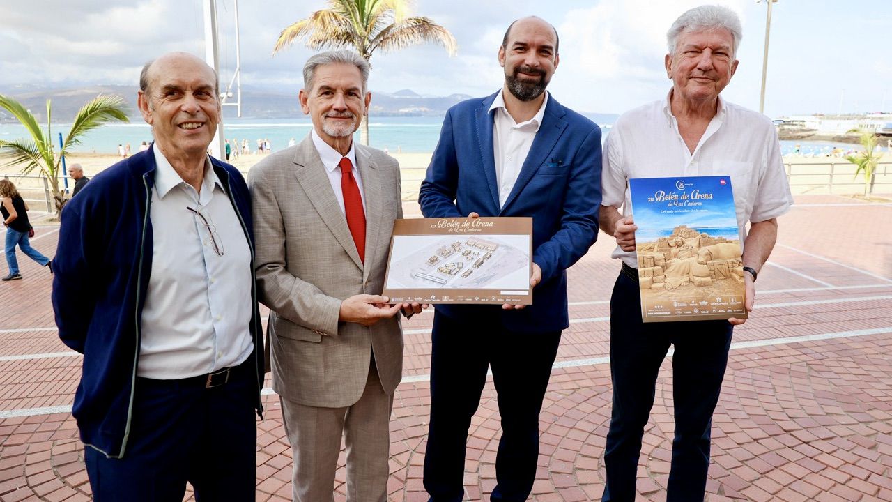 El Belén de Arena de Las Canteras dedica su 19 edición a los barrios de Las Palmas de Gran Canaria