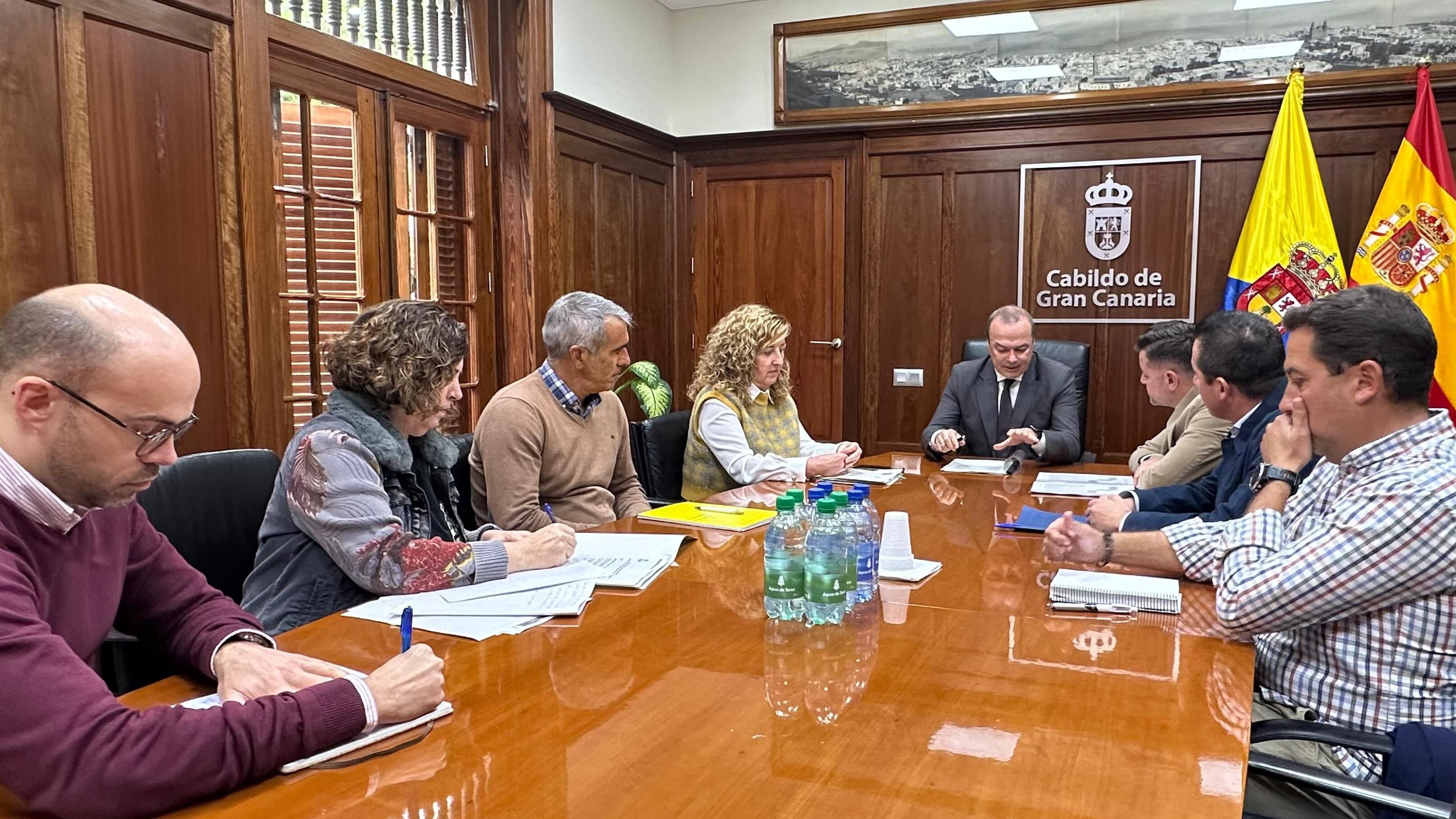 Obras Públicas y Gáldar ultiman un convenio para la municipalización de la carretera entre el casco, Barrial y Sardina