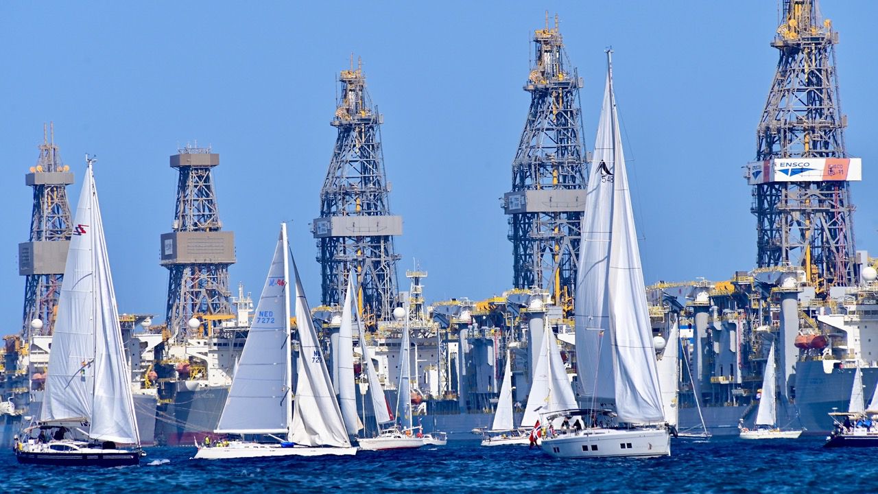 Gran ambiente en la partida de los veleros de la 12 ARC Plus rumbo a Cabo Verde