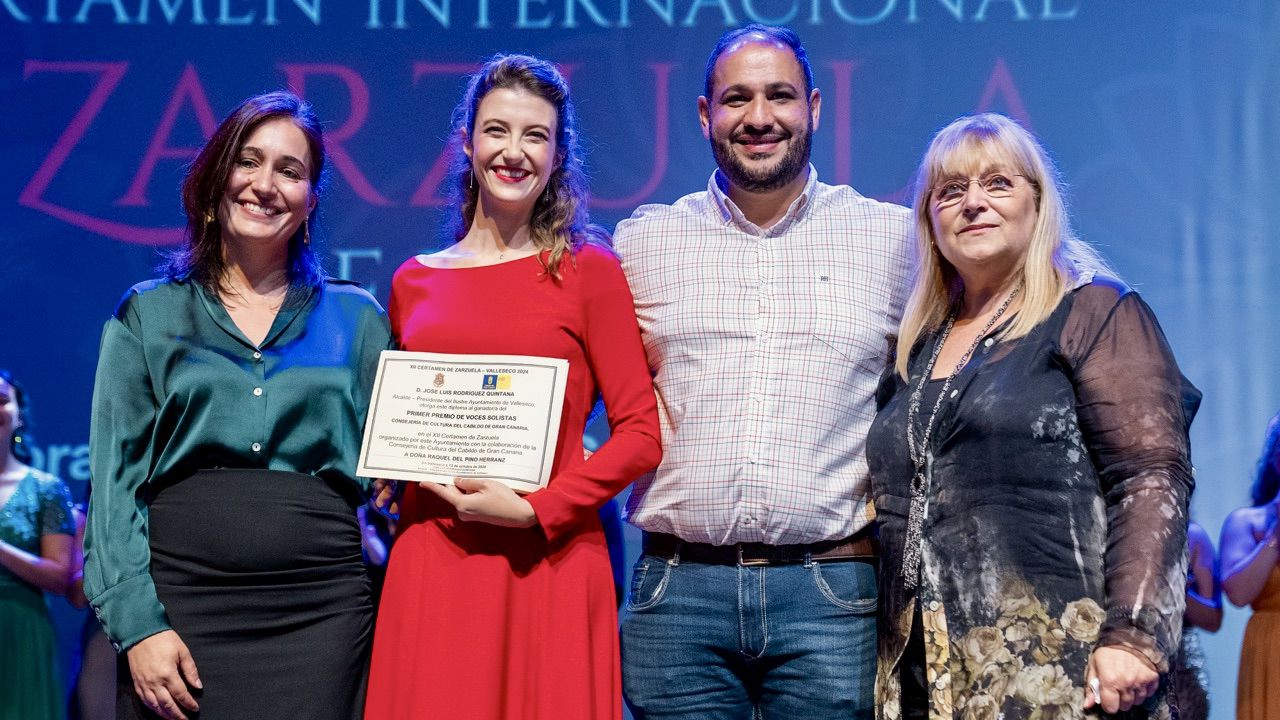 La soprano Raquel del Pino Herranz se proclama ganadora del XII Certamen de Zarzuela de Valleseco