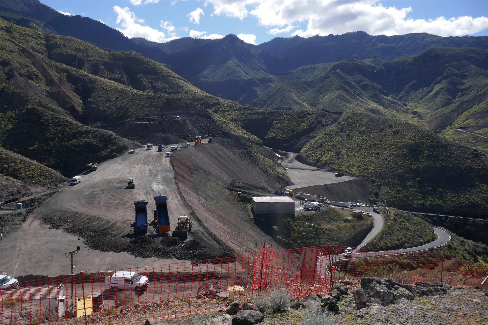 Concluye la perforación de los nueve túneles de la nueva carretera de La Aldea, en Gran Canaria