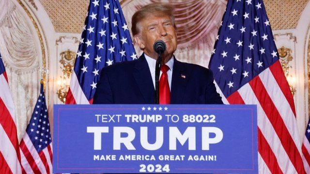Donald Trump anuncia su candidatura a las elecciones presidenciales de 2024