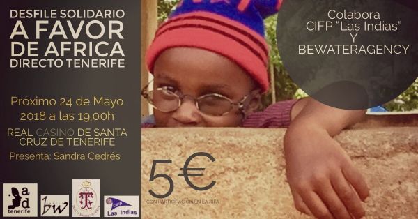 África Directo junto al CIFP Las Indias celebran un desfile solidario en favor de la infancia en el Casino de Santa Cruz de Tenerife