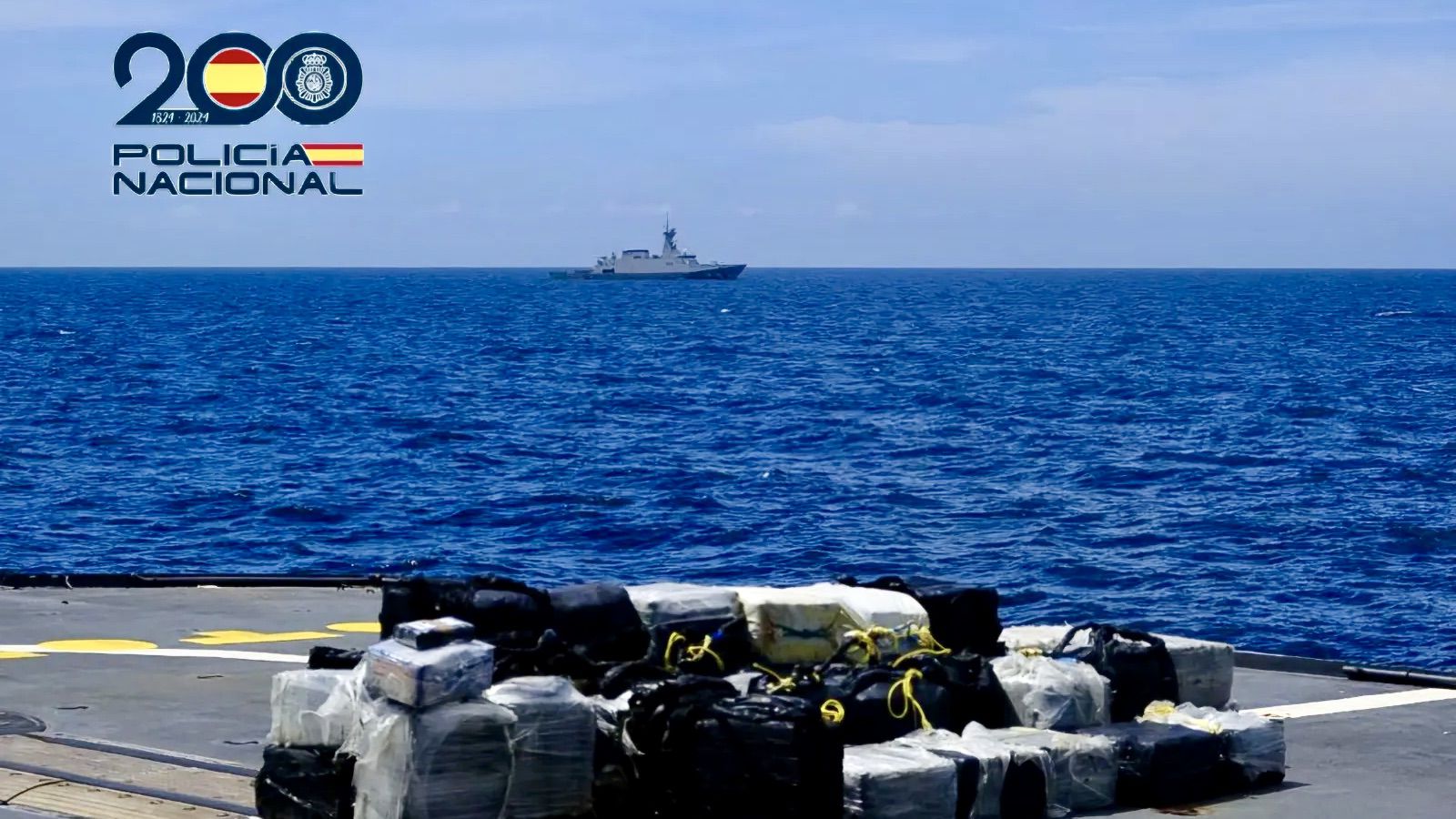 Interceptado un pesquero venezolano con 2,7 toneladas de cocaína cerca de Canarias