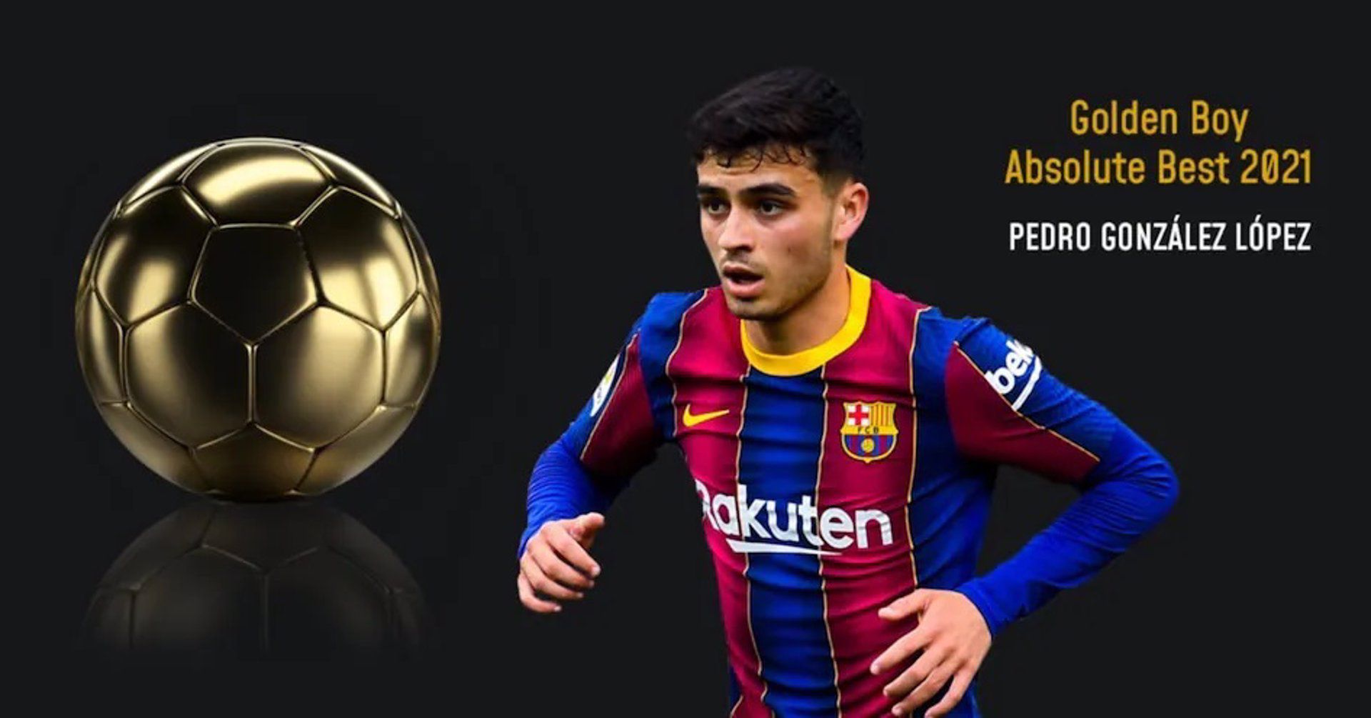 Pedri gana el Golden Boy 2021 al mejor futbolista Sub-21 del año