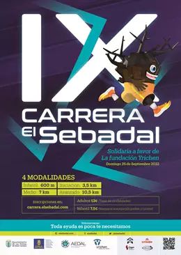 Este domingo se celebra la IX Carrera El Sebadal organizada por AEDAL