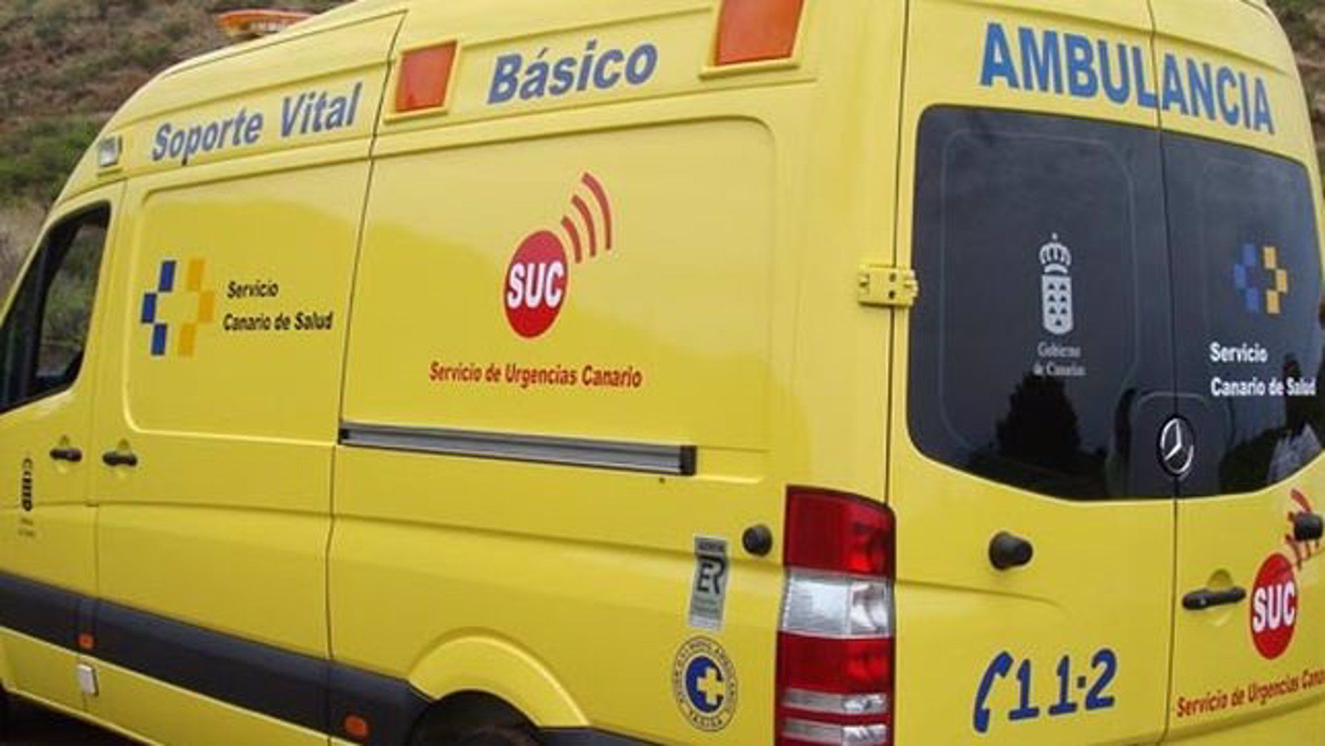 Herida una persona tras la caída de un poste en la Carretera de San Lorenzo, en Las Palmas de Gran Canaria