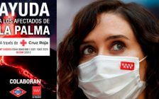 Madrid instalará en el Metro carteles para ayudar a los damnificados por el volcán