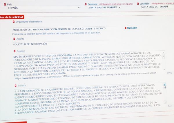 La ventana indiscreta solicita a Interior una auditoría sobre la gestión de Jusapol 