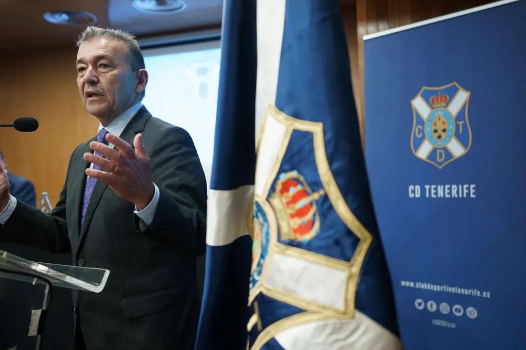 El ex presidente de Canarias Paulino Rivero, nuevo presidente del CD Tenerife