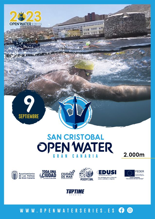Nadadores y público se citan en una nueva edición de la Travesía a Nado de San Cristóbal 2023