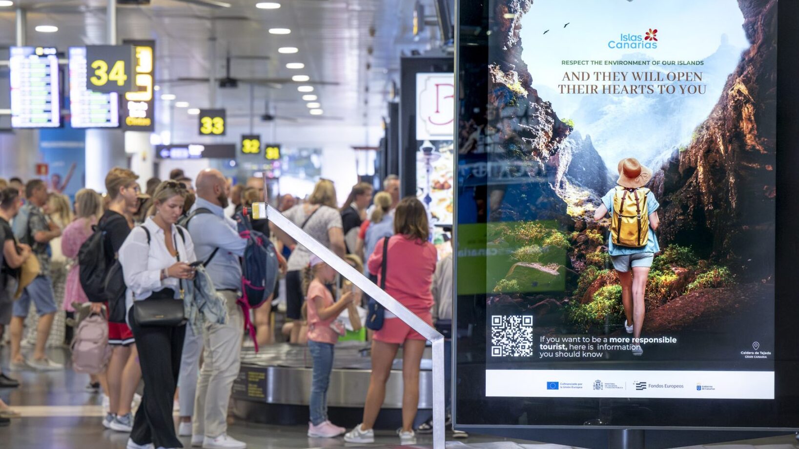Turismo de Canarias logra que viajeros y residentes se impliquen en la campaña de sensibilización en destino