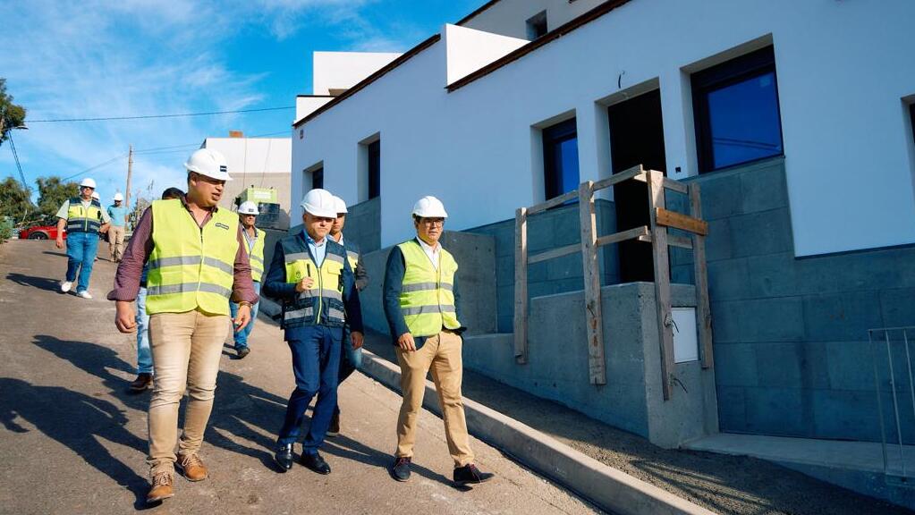 El Gobierno de Canarias ultima las obras de 7 viviendas protegidas en Caideros de Gáldar, en Gran Canaria